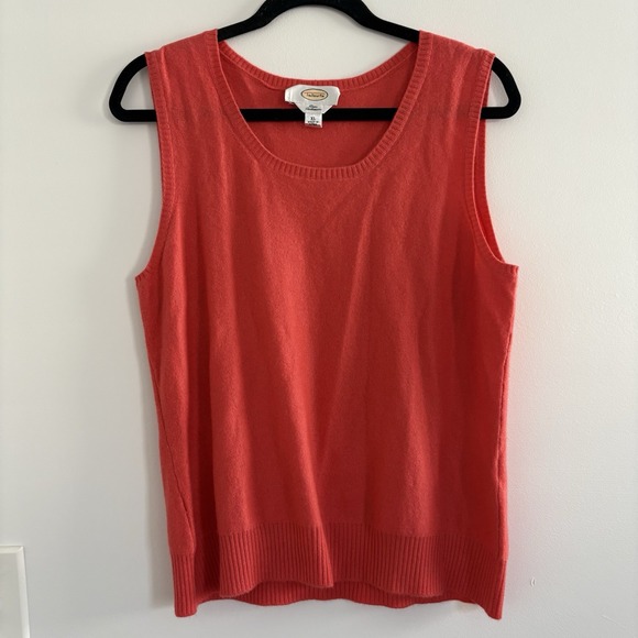 8Piece Bundle Of Talbots Women's XL Pure Cashmere Sweaters, Gray,Tan,Blue,Peach - Picture 6 of 16